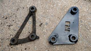 89 Cherokee IRO Steering Box Spacer Install