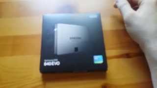 Распаковка SSD SAMSUNG 840 EVO 250GB (Bulk)