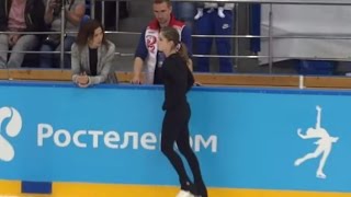 Разминка КП(2). Липницкая, Радионова, Леонова, Погорилая. Открытые прокаты. Сезон 2015-2016 NEW