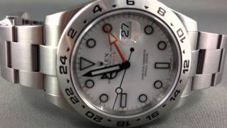 ROLEX NEW WRIST WATCH RELEASES - Rolex Explorer II 42mm Ref 216570 with White Dial