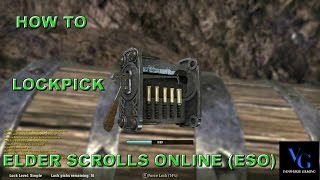 The Elder Scrolls Online (ESO) Lockpicking Guide- Step by Step
