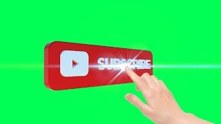 Top 10 Subscribe Buttons Green Screen 3D Animation
