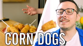 Corn dogs : Ricetta Americana - IO FRIGGO TUTTO - Valerio | Cucina da Uomini
