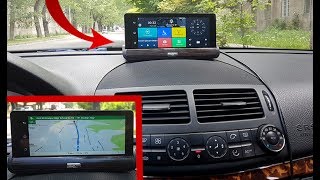 Dashboard Camera Android 1080P Dual Camera and GPS, 7 "IPS screen Bluetooth 3G / Detailed review