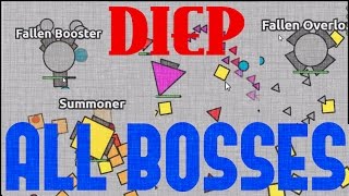Diep.io Bosses All Fallen Booster,Summoner,Fallen Overlord,Guardian