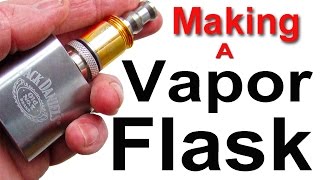 Vapor flask micro DIY Jack Daniels project Vape Mod
