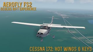 [AeroFly FS2] (Oculus Rift Experience) Cessna 172: Hot Wings & Keys