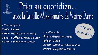 La messe du dimanche 1 décembre 2019