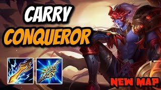 YORN: CARRY CONQUEROR | NEW MAP | ARENA OF VALOR GAMEPLAY WITH BUILD AND ARCANA