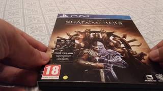 Middle Earth : Shadow Of War Gold Edition PS4 Unboxing