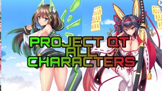 PROJECT QT | ALL CHARACTERS