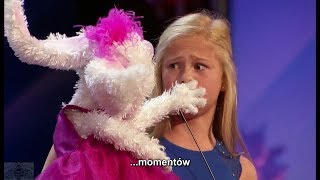 Darci Lynne i króliczek Petunia w amerykańskim 'Mam Talent'