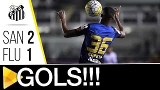 Santos 2 x 1 Fluminense | GOLS | Brasileirão (05/10/16)
