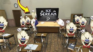 DONDURMACININ GİZLİ OKULUNU BULDUK ? Ice Scream 2 Mod