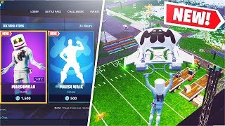 *NEW* Marshmello Skin + Mello Glider & Marsh Walk / Bobbin' Emote!