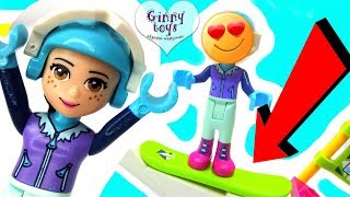 ? Лего Френдс ГОРНОЛЫЖНЫЙ КУРОРТ! Распаковка, СБОРКА Lego Friends 41321 обзор на русском Ginny toys