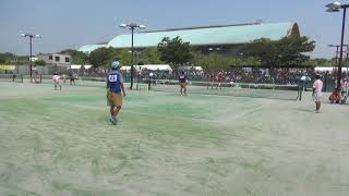 2018IH  男子ソフトテニス　4回戦　松本・菅谷（茨城・霞ヶ浦）ＶＳ堀内・桑山（奈良・高田商））