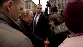 Путин согласился с петербурженкой, что сложно прожить на 10,8 тысяч рублей в месяц
