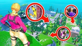J'ai voulu me cacher dans cette ville FORTNITE secrète, voila le résultat...