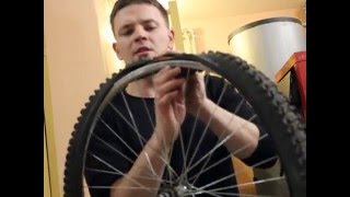 Замена камеры на велосипеде