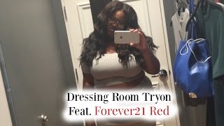 PLUS SIZE DRESSING ROOM TRY ON | Forever21 Red