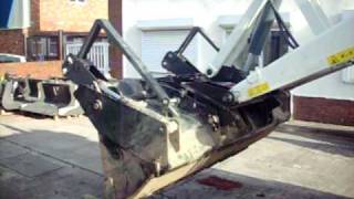Mechanical Quick Coupler Backhoe Loader