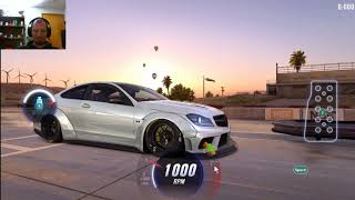 LB C 63 AMG Black Series shift pattern to beat dyno time, CSR2