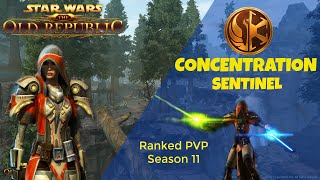 SWTOR | Jedi Sentinel PVP Level 70 Concentration *RANKED* Placements