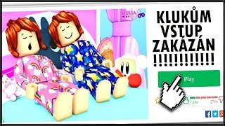 Klukům vstup ZAKÁZÁN! - Hry jenom pro HOLKY!!! (Roblox Jenom Pro Holky Games)