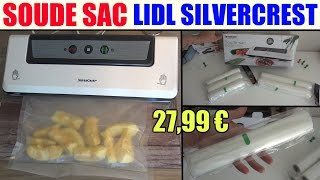 soude sac lidl silvercrest sfs 110 appareil de mise sous vide vacuum sealer folienschweissgerät