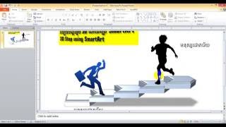 បង្កើតរូប 3D ដោយប្រើ​ SmartArt | 3D Step using SmartArt by Khmer Knowledge