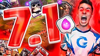 EL MAZO MAS CARO DE CLASH ROYALE | 7.1 ELIXIR, PODRÉ GANAR...?!?!