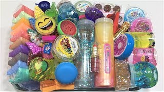 Mixing Random Things into Store Bought Slime and Handmade Slime | Satisfying Slime Video !