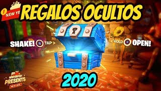 TODOS LOS REGALOS OCULTOS 2020 ? Hoy Cabaña del FESTIVAL de INVIERNO ? en Fortnite!