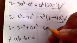 Ejercicio 89 5 6 7 y 8 Factorar un Polinomios Ejercicios resueltos