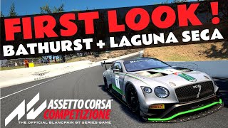 Willkommen in BATHURST & LAGUNA SECA | Assetto Corsa Competizione Intercontinental GT Pack | deutsch