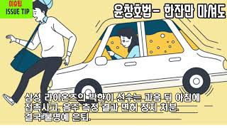 소주 한잔도 안돼.. 윤창호법 시행