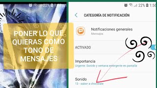 Cómo poner cualquier canción de tono de mensajes Android