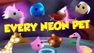 ADOPT ME PETS - **EVERY** NEON PET REVEALED (Which One is Best?)