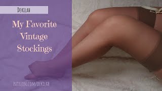 My Favorite Vintage Stockings