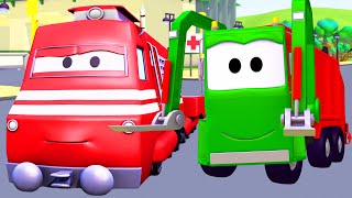 Troy der Zug und Das Müllauto | Auto & Lastwagen Cartoons für Kinder