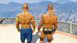 GTA 5 Randy Orton John Cena Compilation #4 (GTA 5 WWE Fails Funny Moments)