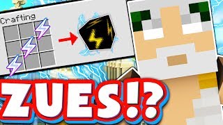 BRAND NEW ZEUS LUCKY BLOCK MOD - MINECRAFT MYTHOLOGY MODDED MINIGAME | JeromeASF