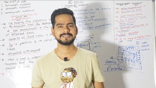 6.Magnetic material | paramagnetic | diamagnetic | ferromagnetic | Physics class 12