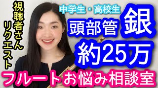 【フルート】中学生高校生の選び方は?楽器購入と頭部管銀製についてhow to choose a flute for beginners