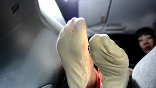 Stinky smelly steaming Asian Soles with foot vapor!