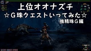 【MHF G】　字幕実況動画第１０弾　上位オオナズチ　☆G珠クエストいってみた☆　強精珠G編