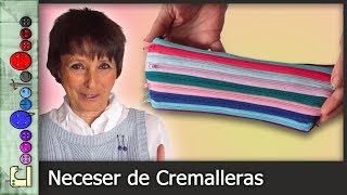 Cómo hacer un Neceser con (muchas) Cremalleras [Tutorial]