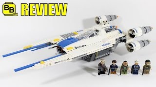 LEGO STAR WARS ROGUE ONE REBEL U-WING FIGHTER 75155 SET REVIEW