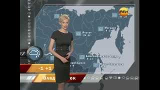 Алёна Дублюк - "Новости 24. Погода" (03.03.12)